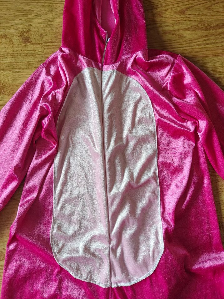 Pembe Panter Kapüşonlu Çocuk Kostümü 11 12 Yaş - Görsel 2