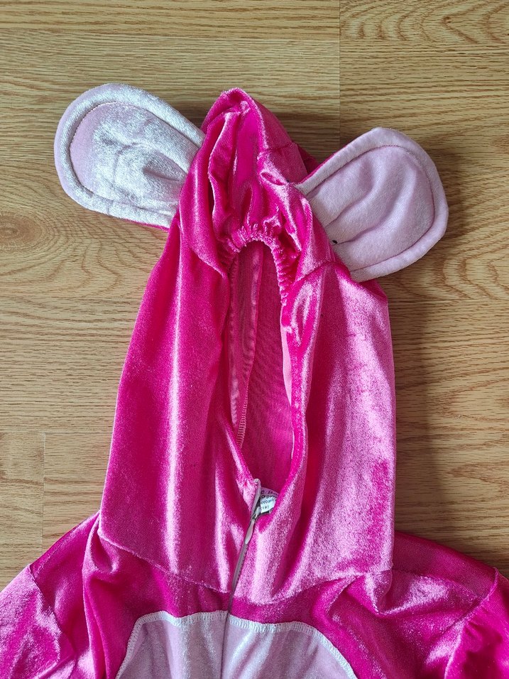 Pembe Panter Kapüşonlu Çocuk Kostümü 11 12 Yaş - Görsel 3