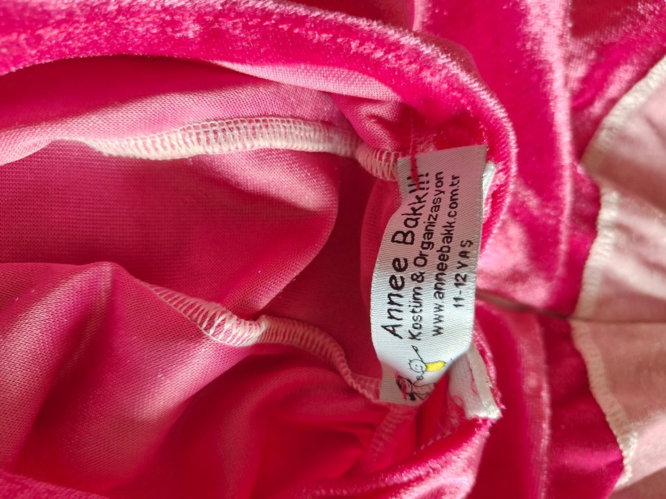 Pembe Panter Kapüşonlu Çocuk Kostümü 11 12 Yaş - Görsel 4