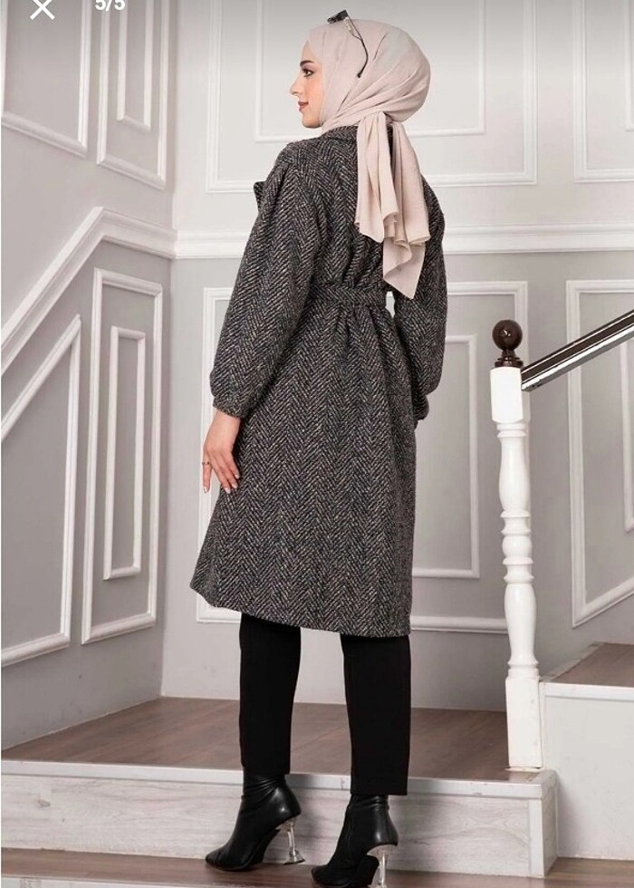 KABAN siyah bej - Görsel 2