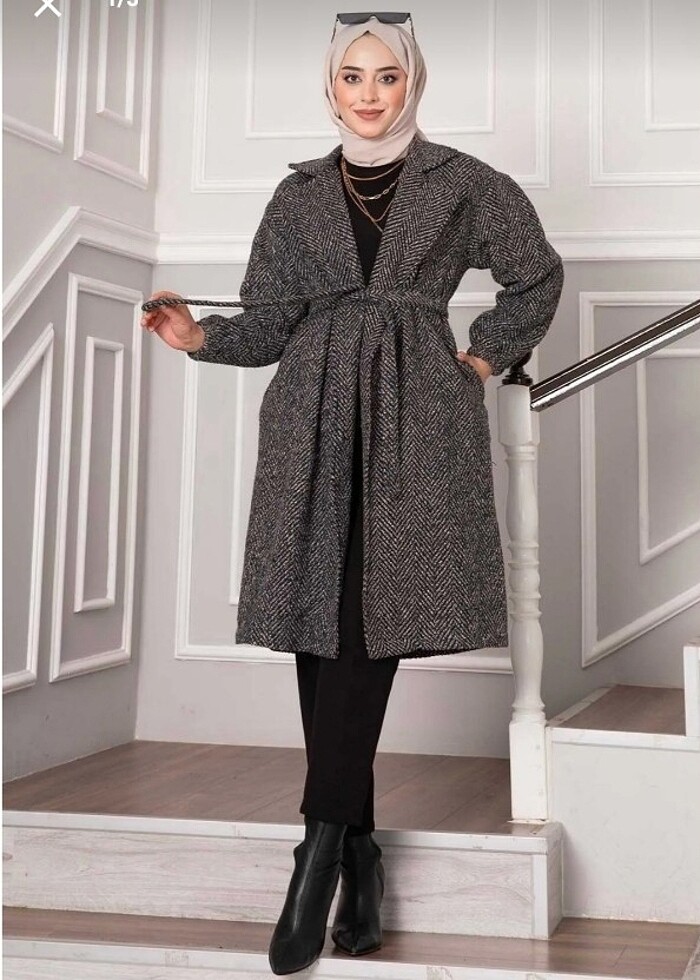 KABAN siyah bej - Görsel 4