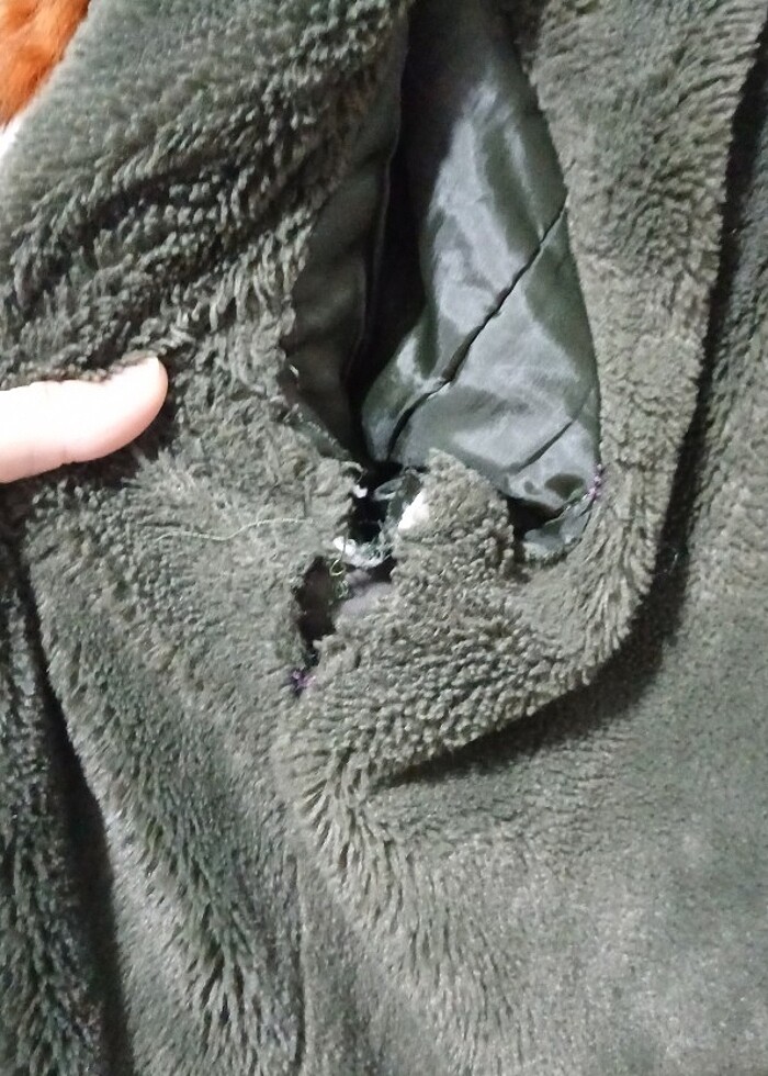 Kadın mont koyu yeşil  - Görsel 3