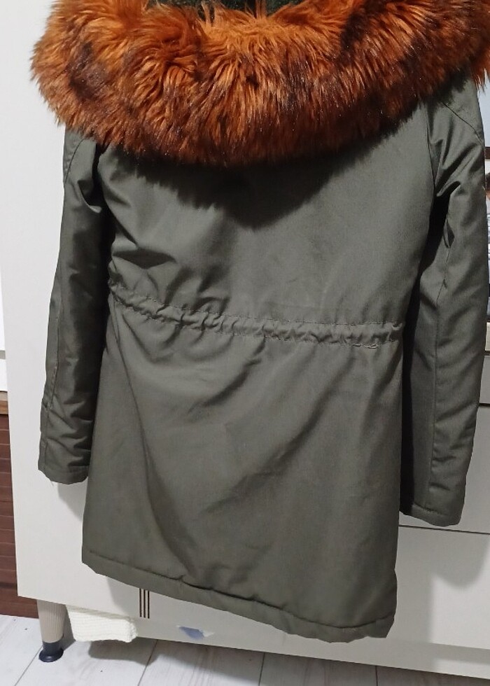 Kadın mont koyu yeşil  - Görsel 2