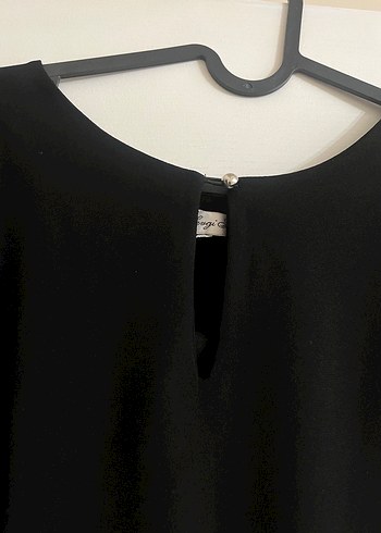 Siyah Kemer Detaylı Uzun Kadın Gece Elbisesi - Görsel 10