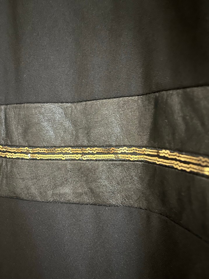 Siyah Kemer Detaylı Uzun Kadın Gece Elbisesi - Görsel 3