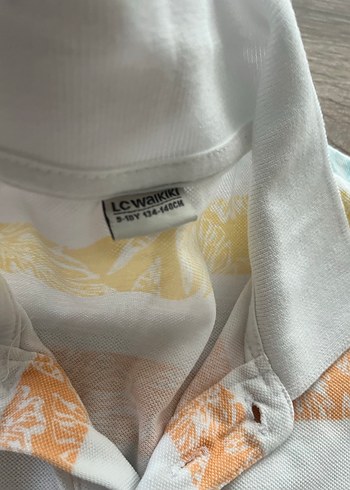 Renkli Çizgili Düğmeli erkek çocuk Tişörtü - Görsel 2