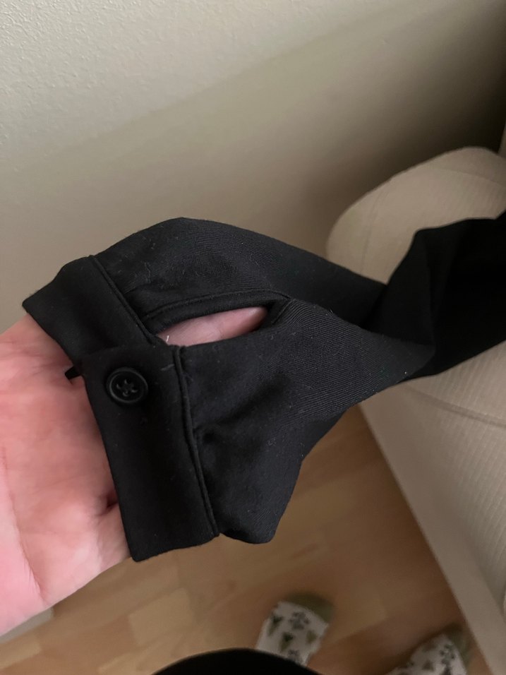 Siyah Uzun Kollu midi boy ofis elbise - Görsel 5