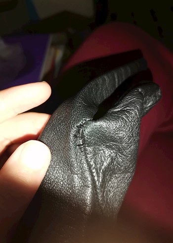 GERÇEK DERİ GÖRÜNÜMLÜ SUNİ DERİ ELDİVEN - Görsel 4