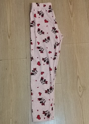 Çok Renkli Kız Çocuk Baskılı Tayt - Görsel 3