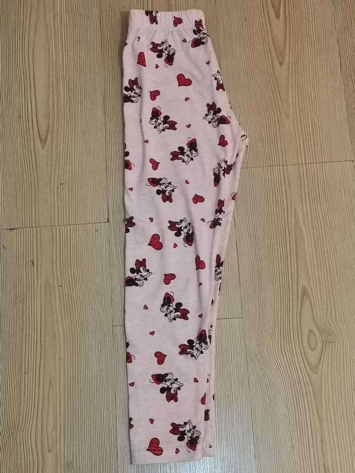 Çok Renkli Kız Çocuk Baskılı Tayt - Görsel 3