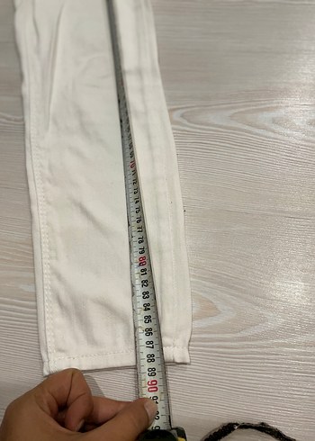 Diğer Beyaz Kadın Midi Boy Regular Fit Kot Pantolon