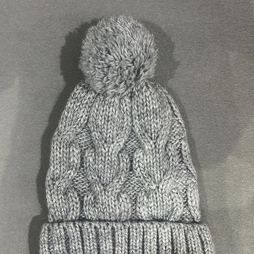 Koton Gri Ponponlu Bere - Görsel 2