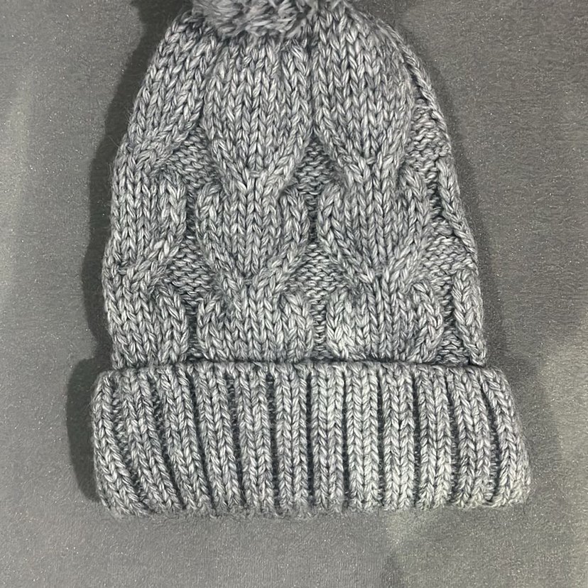 Koton Gri Ponponlu Bere - Görsel 3