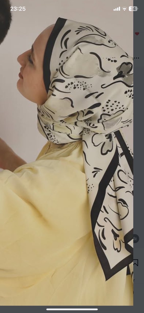 Gri Desenli Kadın Fular - Görsel 5