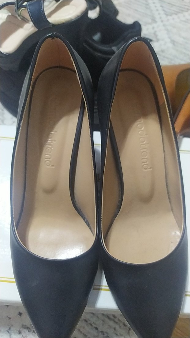 Siyah Stiletto Topuklu Kadın Ayakkabı - Görsel 2