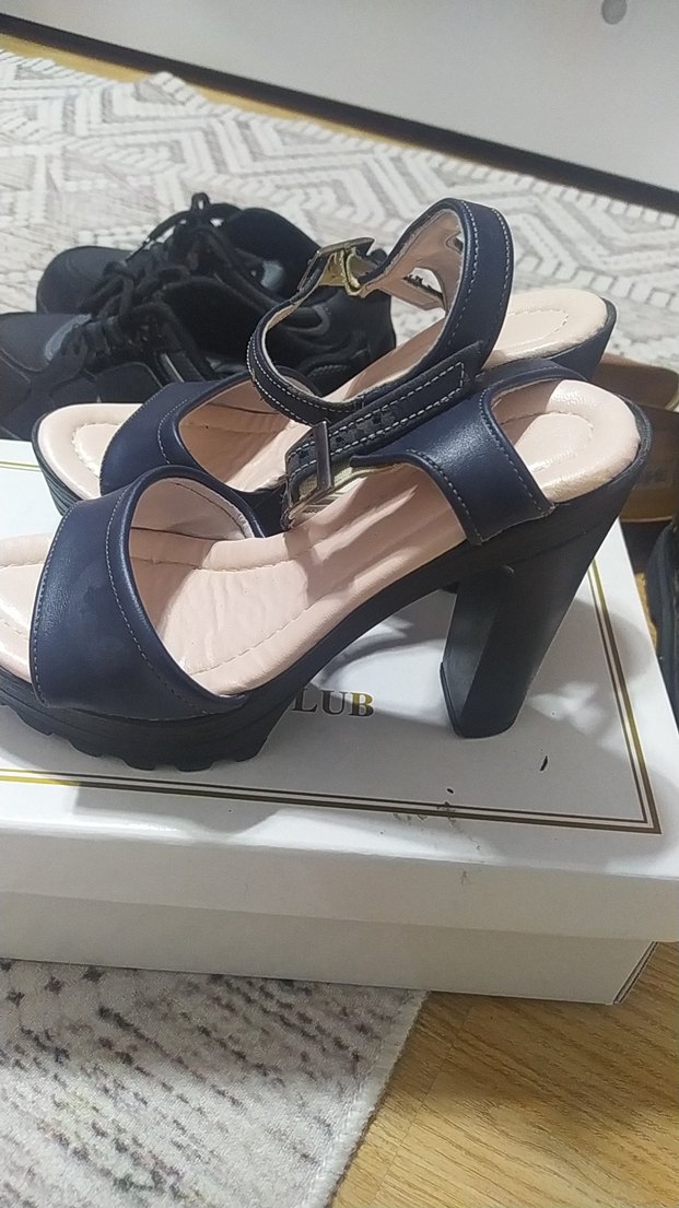 Mavi Kadın Dolgu Topuklu Sandalet - Görsel 3