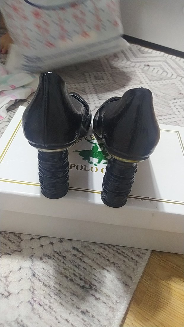 Siyah Yılan Desenli Modern Stiletto Topuklu - Görsel 3