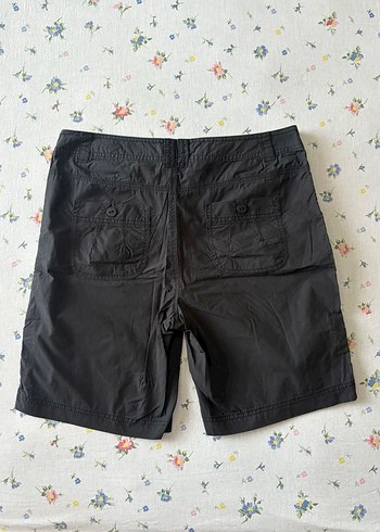 Siyah Kadın Bermuda Şort - Görsel 2