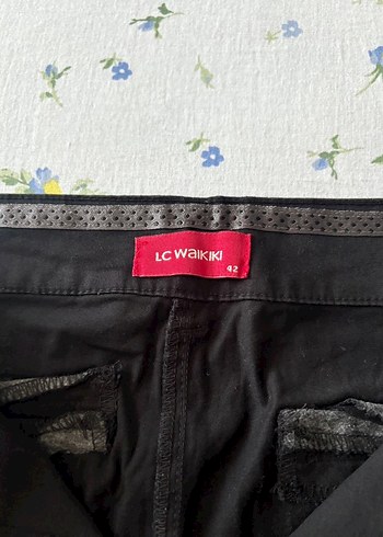 vintage denim jorts kapri - Görsel 2