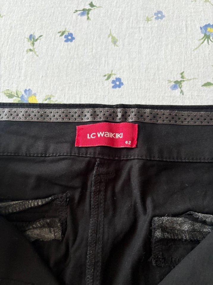 vintage denim jorts kapri - Görsel 2