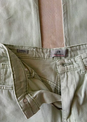 m Beden yeşil Renk ltb yeşil bol paça pantolon