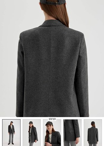 Defacto gri blazer ceket - Görsel 2