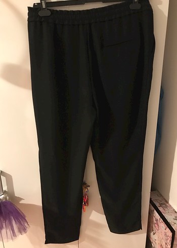 Zara Siyah Kadın Midi Kumaş Pantolon