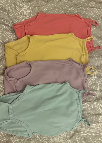 Renkli Askılı Bebek Kız Body - Görsel 2