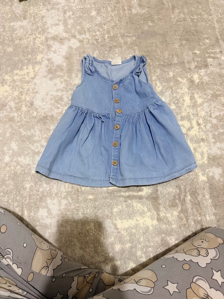 Kot kız bebek elbise - Görsel 2