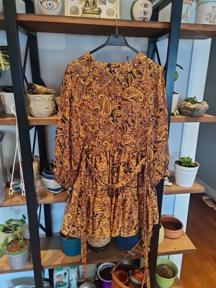 Beymen Şal Desenli Mini Elbise - Görsel 2