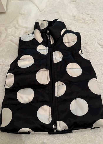 Kız Çocuk Puantiyeli Yelek - Görsel 2