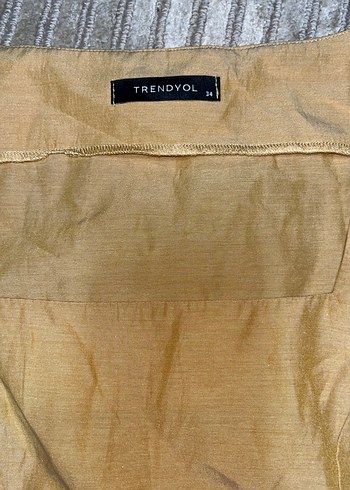 Bej Keten Kadın Bluz - Görsel 4