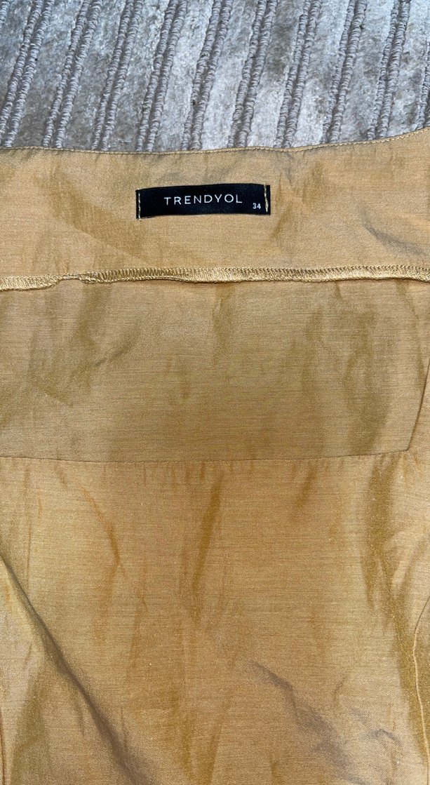 Bej Keten Kadın Bluz - Görsel 4