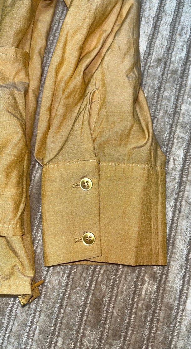 Bej Keten Kadın Bluz - Görsel 5