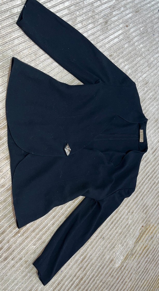 Düğmeli Lacivert Kadın Blazer Ceket - Görsel 2