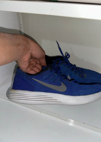 Erkek Lacivert Spor Ayakkabı Bağcığı - Görsel 2