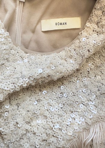 Roman marka Püsküllü Kadın Elbise - Görsel 5