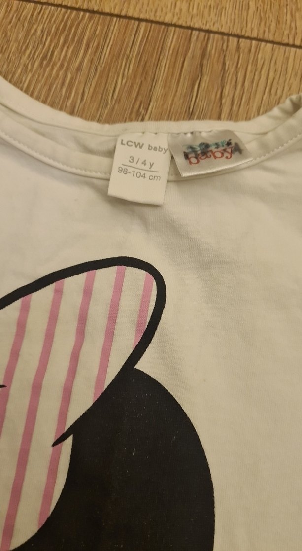 Kız Çocuk Uzun Kollu Baskılı Tişört ikili - Görsel 5