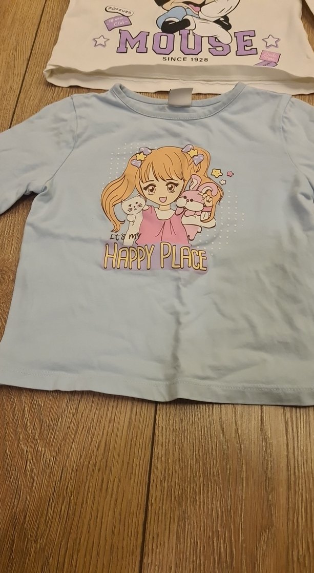 Kız Çocuk Uzun Kollu Baskılı Tişörtler - Görsel 2