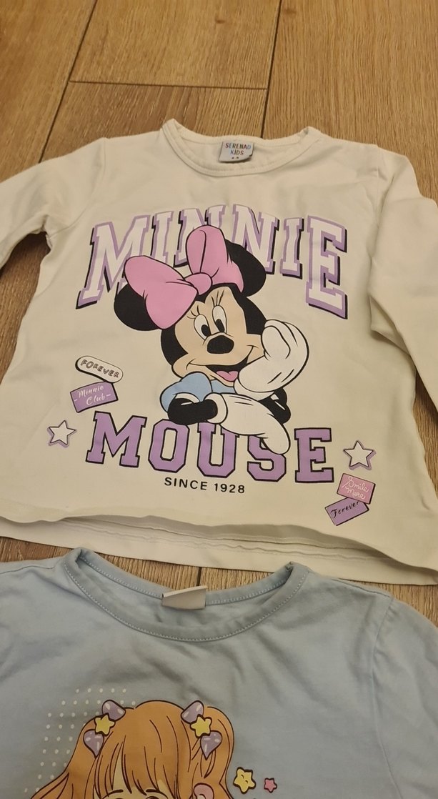 Kız Çocuk Uzun Kollu Baskılı Tişörtler - Görsel 3