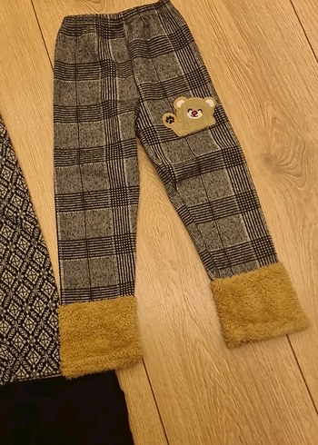 Kız çocuk kışlık tayt - Görsel 4