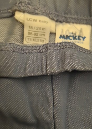 Kız Çocuk Gri Baskılı Tayt Velcro Detaylı - Görsel 2