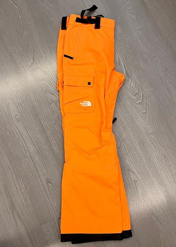 Turuncu Erkek Kayak Pantolonu, Bol Kesim, Kemerli - Görsel 3