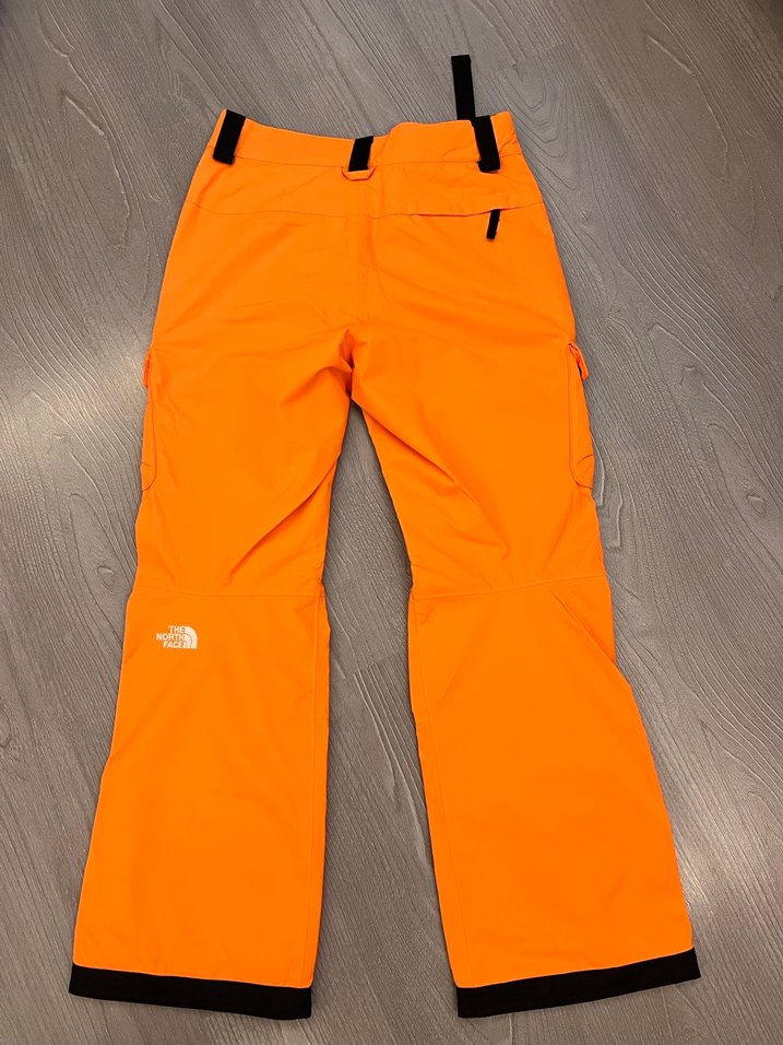 Turuncu Erkek Kayak Pantolonu, Bol Kesim, Kemerli - Görsel 2