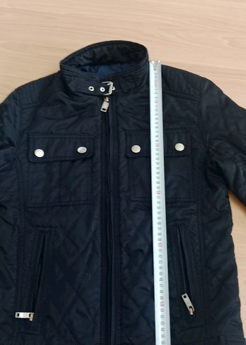 Lacivert Erkek Biker Mont Fermuarlı - Görsel 2