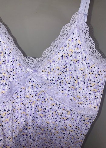 H&M Mor çiçekli elbise - Görsel 5