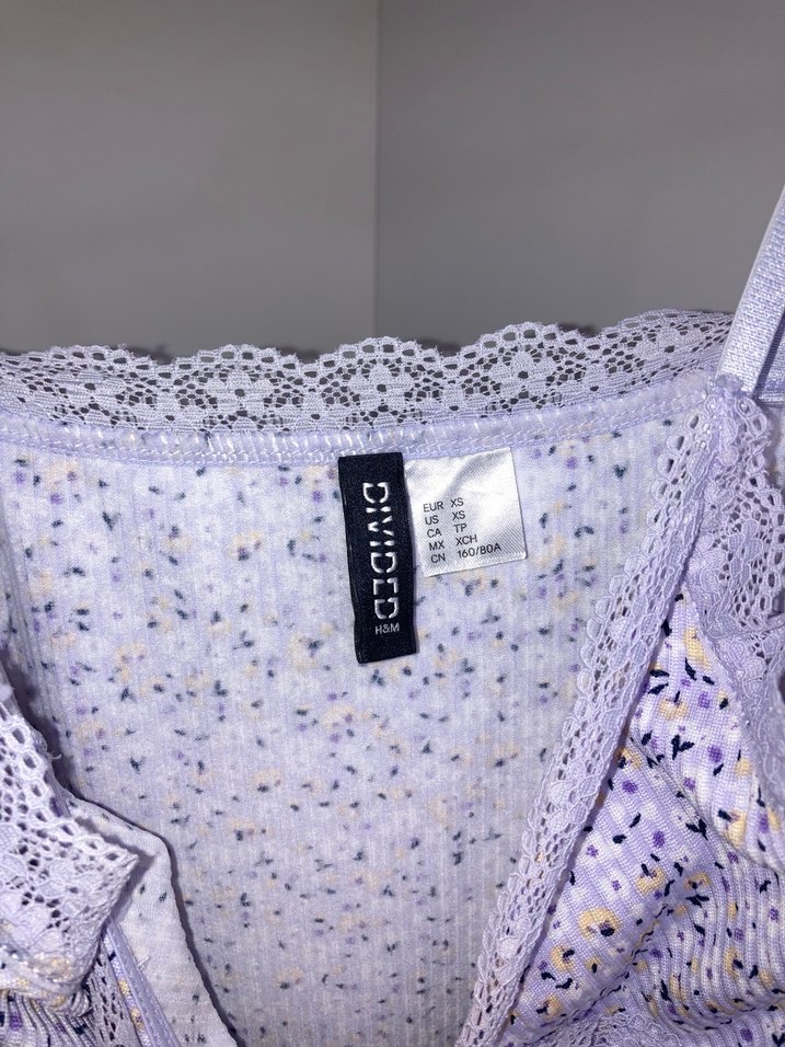 H&M Mor çiçekli elbise - Görsel 3