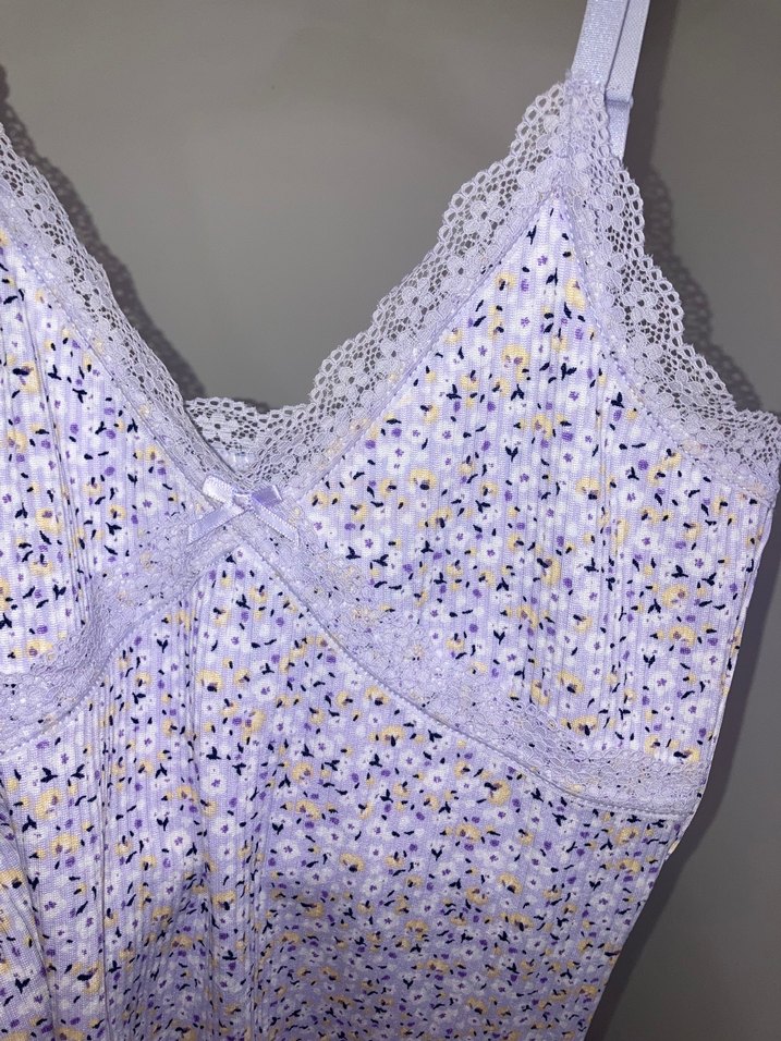 H&M Mor çiçekli elbise - Görsel 5