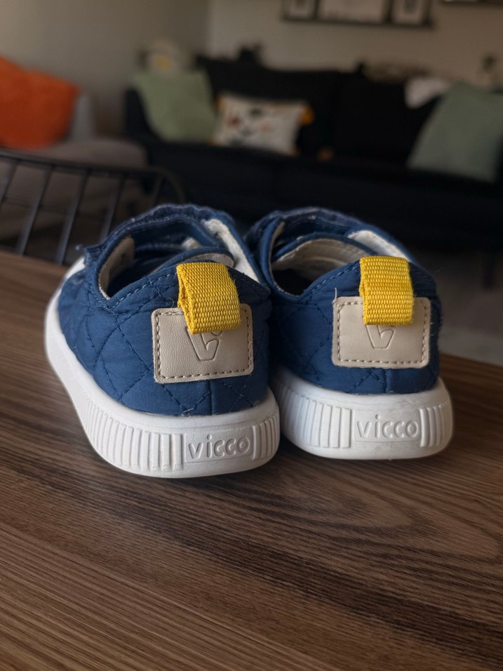 Vicco Erkek Çocuk Mavi Cırt Cırtlı Spor Ayakkabı - Görsel 2