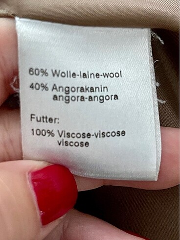 40 Beden camel Renk Akris Punto 100% yün kaban